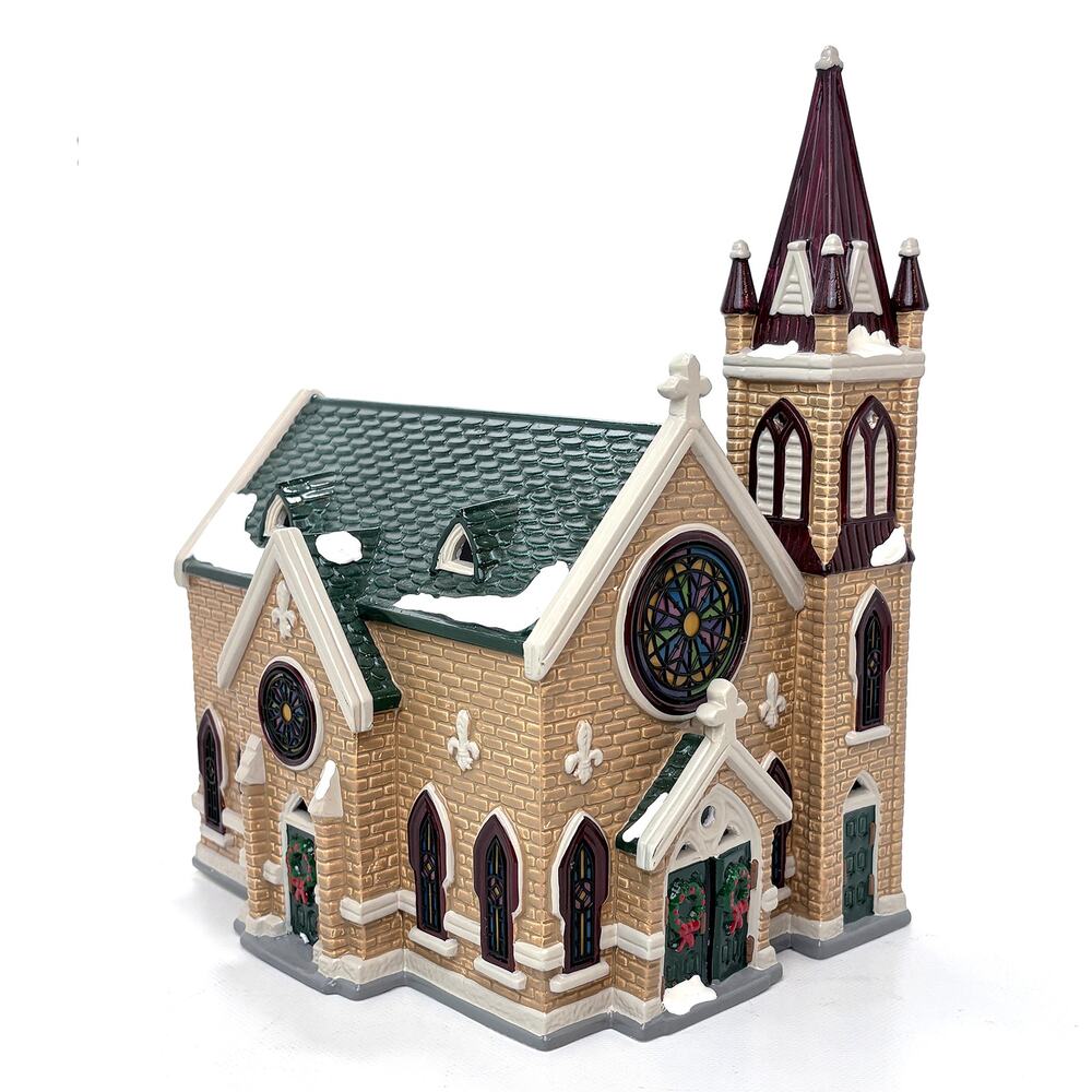 Snow Village Lighted Department 56 Mount Olivet Church No 5442-9 Hand Painted